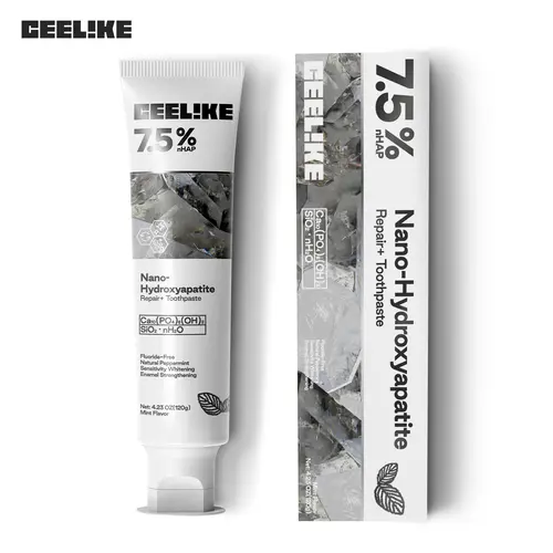 Ceelike Fluoride-Free Hydroxyapatite Toothpaste | Enamel Repair & Fresh Breath | Gentle Mint Flavor | 4.23 oz Oral Care D
