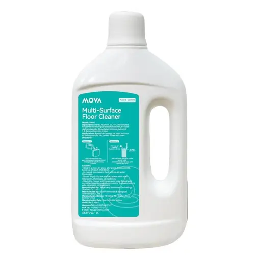 Mova Robot Vacuum Cleaning Solution Floor Cleaner for Hardwood, Floor Cleaners, Tile, and Hard Floors, Compatible with P50 Pro Ultra, P10 Pro Ultra, P10 Ultra, S20 Mopping Robot Vacuum (33.8FL OZ),dorm essentials,home essentials