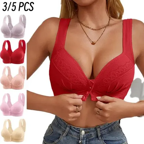 EssElegance Women's Push-Up Jacquard Supportive Bra - Adjustable Straps, Wire-Free, Non-Transparent Feminine Everyday Lingerie & Underwear, Bras For Women