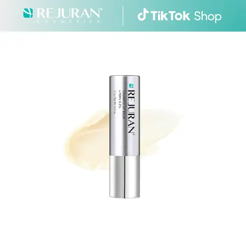 REJURAN Calming Lip Balm, c-PDRN – Deep Moisturizing & Soothing Care for Dry, Chapped Lips with Shea Butter & Jojoba Ester, Non-Sticky Formula & Fragrance-Free, Korean Skincare (3.7g)