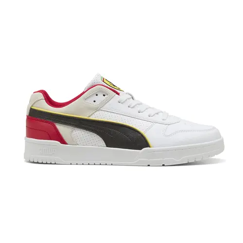 PUMA Mens Scuderia Ferrari Rbd Game Low Lace Up Sneakers Shoes Casual - White