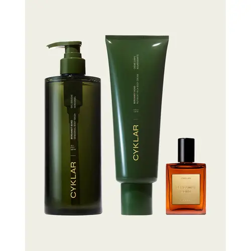 Bergamot Bond Body Care Essentials Set - Sensorial Body Wash, Nutrient-Rich Body Cream & Perfume Oil