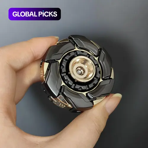 Fidget Spinner Toy,  1 Piece Metallic Design Stress Relief Toy, Open Armor Spinning Top Fidget Toys, Desk Fidget, Novelty Toys for Adults