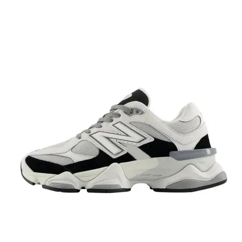 Men's NEW BALANCE 9060 Casual Sports Shoe - Streetwear Retro, Retro Running Style, Modern Mesh-Suede Blend, Plush Underfoot Cushioning, Layered Mesh, Grey, Jet Black, Trending Mensfashion Sneaker