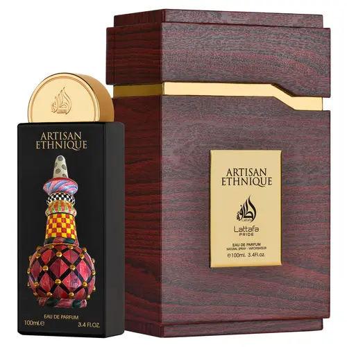 Lattafa Pride Artisan Ethnique for Unisex Eau de Parfum Spray, 3.4 Ounce / 100 ml