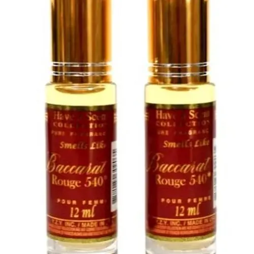 Oil Perfume Baccarat Rouge 540 Parfum 12ml (Pack of 2)