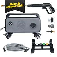 Chemical Guys ProFlow PM2000 Pro Electric High Pressure Washer - 2030 PSI, 1.77 GPM, Compact Lightweight Portable Design, Spray Gun, 4 Nozzles, Hose & Wand Pressure Washer Accessories for Auto Detailing, Home Cleaning, Portable Pressure Washer