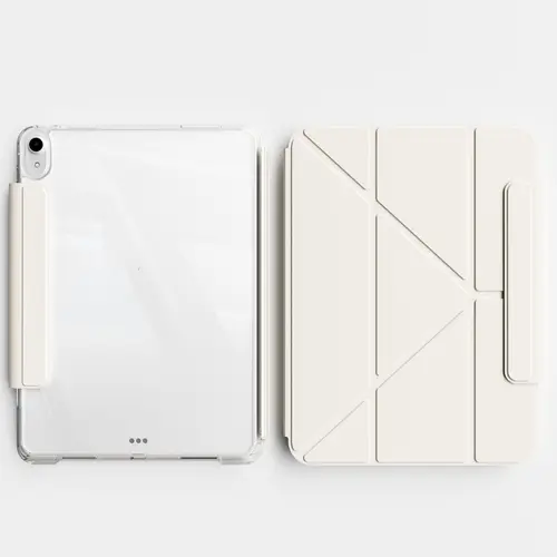 KENKE 2 in 1 Detachable Acrylic Tablet Case with Clasp, Auto Sleep/Wake Tablet Protective Cover, Tablet Casing, Tablet Accessories Compatible with iPad, Ipad Covers