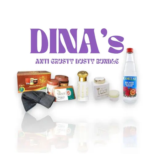 Dina's Anti-Crusty Dusty Unisex Fragrance & Body Care Set - Choose 1 of 2 Scents, Plus Cream, Scented Cleanser Soap, Rose Water Cosmetic, Aroma Notes
