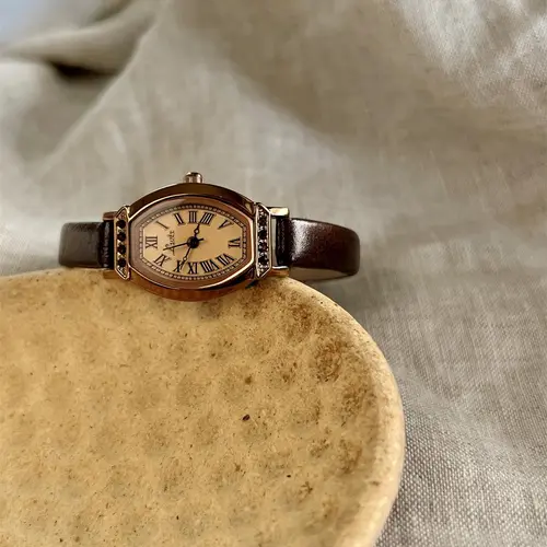 Women's Vintage Dial Quartz Classic Analog Watch Set, Fashionable Casual Wristwatches for Women, Trendy Gift Watch, Gift