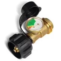 GJANSH Propane Tank Gauge, Propane Level Indicator for 5-20LB Tanks, Perfect for RV Camper, Propane Heater, Fire Pit, Gas Grill and More, QCC1/Type 1 Connection, dealsforyoudays toolupgrade