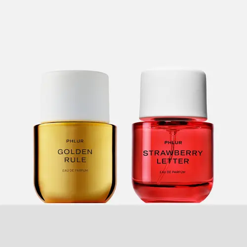 PHLUR Golden Rule & Strawberry Letter Eau de Parfum Duo - Full Size Perfume Set (2 x 50mL)