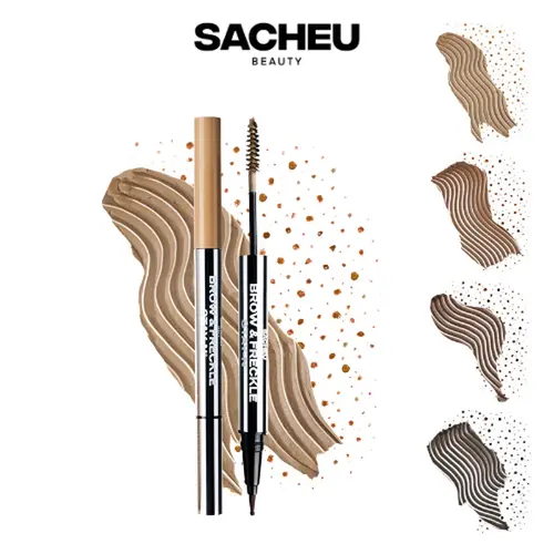 sacheu Brow & Freckle STAY-N - Long Wear Brow & Freckle Tint, fluffy eyebrow gel, eyebrow tint, lightweight freckle makeup, buildable pigment