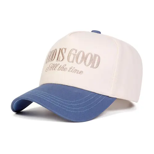 Unisex God Is Good Five-Panel Classic Baseball Cap, Adjustable Outdoor Sun Protection Hat, Casual Headwear for Travel Beach Vacation, Premium Quality Cap, High Quality Hat