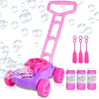 ArtCreativity Mower Look Bubbles Machine for Toddlers - Sound Effects, 3 Bubble Solution Refill Packs, Cool Gifts for Kids