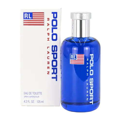 Ralph Lauren Polo Sport Eau de Toilette for Men, Long-Lasting Aromatic Fougere Cologne with Woody Citrus Notes, Fragrance Spray, 4.2 fl oz / 125 ml