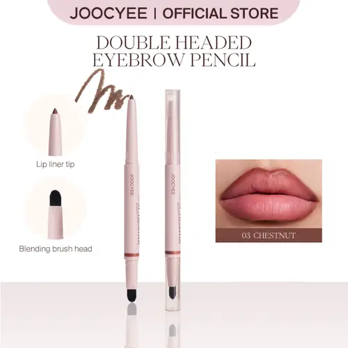 JOOCYEE Double-Ended Lip Liner, Matte Lip Liner Pencil, Long Lasting & Smudge Proof, Smooth Application, Lip Contour Pencil, Nude Lip Liner, Beginner Friendly, Party Makeup, Travel Friendly, Back to School