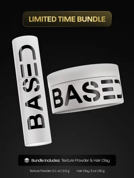 BASED Matte Texture Duo | Texture Powder + Texture Clay | Matte Finish & Strong Hold | Non-Toxic, High Performance