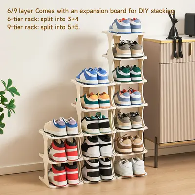 UFORU Multi-layer vertical removable shoe storage rack 1 piece modern shoe rack shoe rack shoe rack cabinet gift storage rack home storage rack home storage supplies Footwear Organization#SummerWins#DFYD