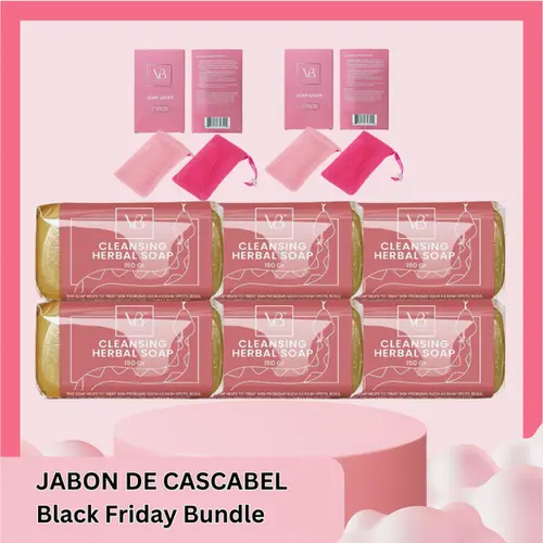 6× CLEANSING HERBAL SOAP & 4 SOAP SAVER