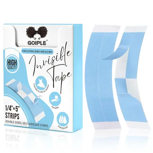 36 Counts  Wig Tape for Lace Wigs Double Sided Waterproof Wigs Adhesive, Tape Strips for Forehead-Lace Wig Toupee Sweatproof Invisibletape Seamless Hair Clips,back to school
