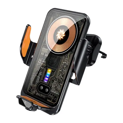 15W Wireless Car Charger with Auto-Clamping Phone Holder - Qi Enabled Car Mount for iPhone 17/16/15/14/13, Samsung S24/S23 (Dashboard/Windshield/Vent Mount),back to school,back to school haul
