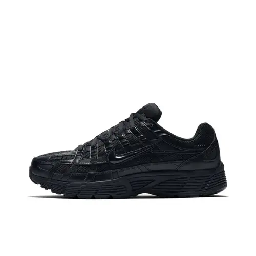 Nike P-6000 Black Men’s Athletic Shoes - Mesh Upper, Daily Wear, Running Vibes, Plain Color Casual Footwear