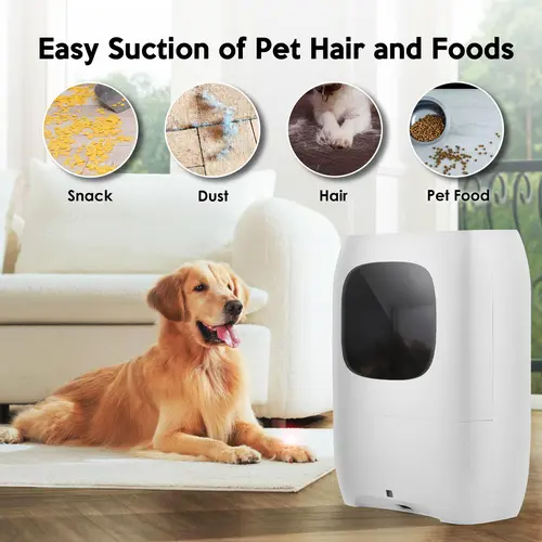 Professional Corded Touchless Bagless Lightweight Canister Vacuum Cleaner - 1.37in Crevice Tool, 7L Trash Can, Dual Mode Cleaning System, Sensor Status Glow, Cord Protection Winding Area, Floor Sweeping - Ideal for Salon Pet Hair, Car Interior Cleaning, L
