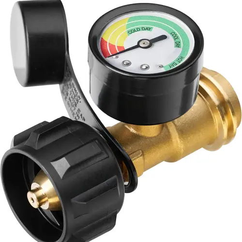GJANSH Propane Tank Gauge, Snapfixmate 3-Colors Coded Universal for Cylinder, Grill, Heater, RV Camper and More, 5-40 Pound LP Tank Gas Level Indicator, QCC1 / Type 1 Connection, dealsforyoudays Ambient Temperature, toolupgrade