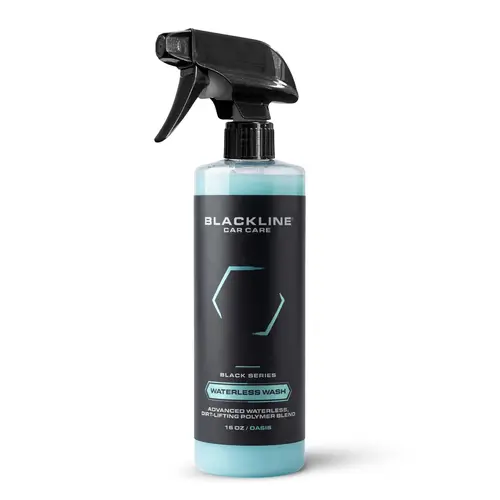 BLACKLINE Waterless Car Wash Spray - 16 oz Bottles for Cars, Wheels, Glass, Streak-Free Shine, 1-Step Paint Protection
