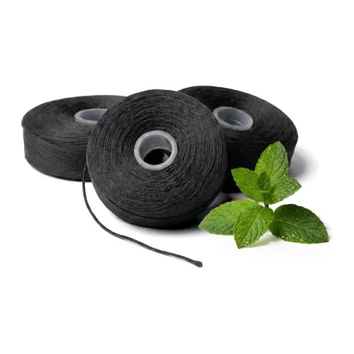 BURST Expanding Dental Floss 3 Pack Refills- Stain-Absorbing, Black Floss For Refillable Case - Vegan, Paraben Free - Mint Eucalyptus Flavor - Plaque Remover