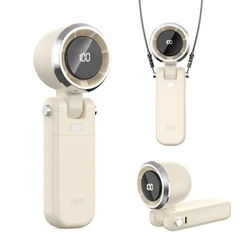 【Father's Day Gift】3-IN-1 Portable Handheld Fan,Ultimate Flexibility, High-Power Motor, LED Display, 16 Hrs Cooling, 4000mAh Rechargeable, 5-Speed, Foldable Design, for Travel Cruise Beach