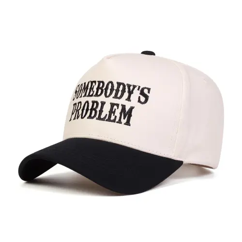 Letter Embroidered Trucker Hat, Casual Outdoor Sports Hat for Men & Women, Adjustable Sun Protection Cap for Daily Wear, Letter Embroidered Hat
