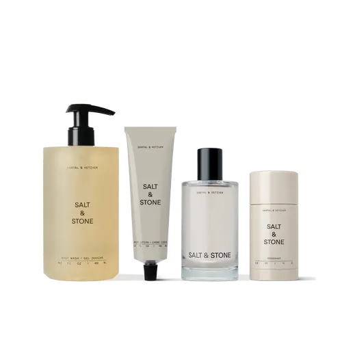 Salt & Stone Body Care Ritual Set - Complete Body Care Routine - Body Wash, Lotion, Mist, and Deodorant