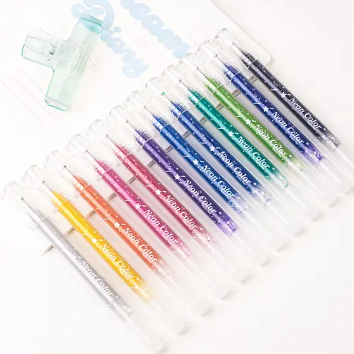 Glitter gel pen ,Metallic Vibrant Sparkle gel pens for coloring,glitter pens for adults,colored gel pens for Adult Coloring Books and Drawing tiktokshopblackfriday Sketch Art Marker Waterproof Paint Marker