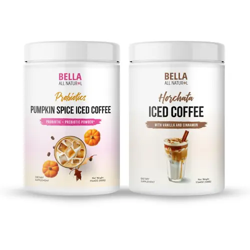 Bella All Natural Horchata and Probiotics Pumpkin Spiced Iced Coffee