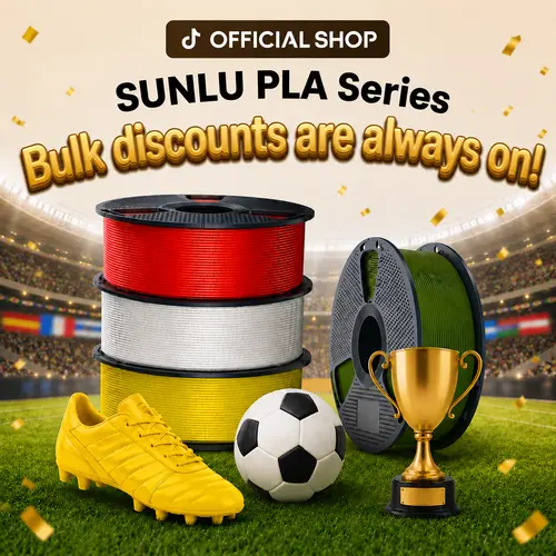 SUNLU 1KG 1.75mm PLA Filament for 3D Printing - Meta Cherry Red, Midnight, Oak (Wood), Transparent Mint Ice, Vivid Yellow - Smooth Performance, Strong Layer Adhesion, FDM Printer Compatible, Ideal for Beginners (2481), Pla Meta Cherry Red, Pla Midnight