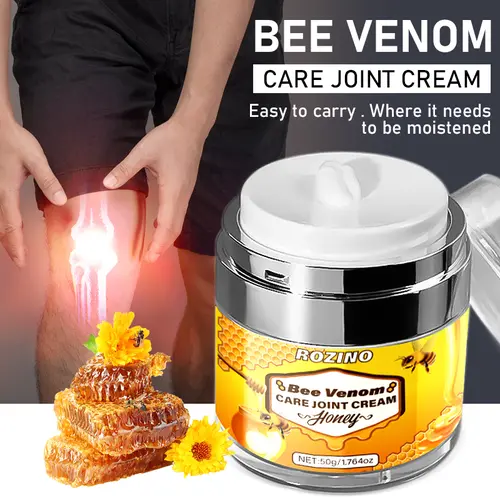 ROZINO Bee Venom Infused Topical Therapy Cream - Anti-Inflammatory, Swelling-Reducing Solution for Farm Animal Hip & Joint Discomfort Care