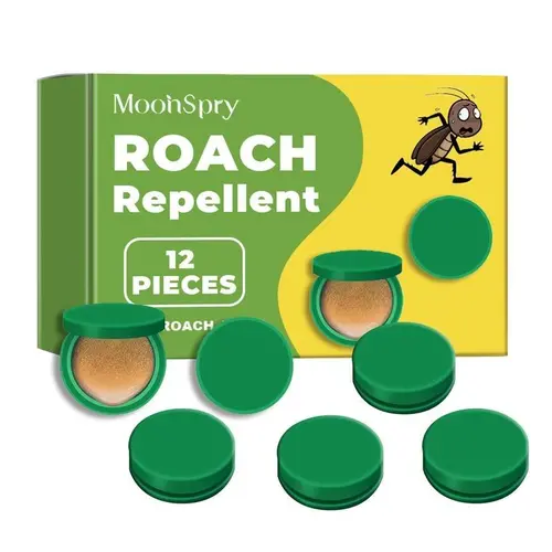 MoonSpry Roach Repellent, Domestic Dormitory Kitchen Powerful Cleaning Cockroach Exterminator Cockroach Gel Bait Pest Control Kit Rodent Repellent Pouches for Indoor & Outdoor