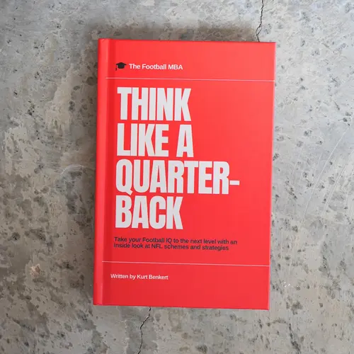 The Dime Lab Think Like A Quarterback Hardcover Book - Football Book for Parents, High School Football, Learning to Read Defenses, Route Running Concepts, Football Books, Coaches