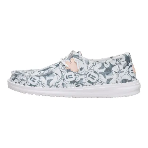 HEYDUDE Disney Minnie Mouse Wendy Women's Retro Lace-Up Comfortable Slip-On Walking Footwear with Foam Cushioning
