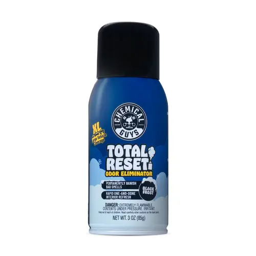 Chemical Guys Total Reset Odor Eliminator, Whole Car Smoke & Pet Odor Remover Spray, 3 oz (5 Scents), Cleaning, Destroys Bad Smells, Ac‑System Targeting, Car Interior Cleaning