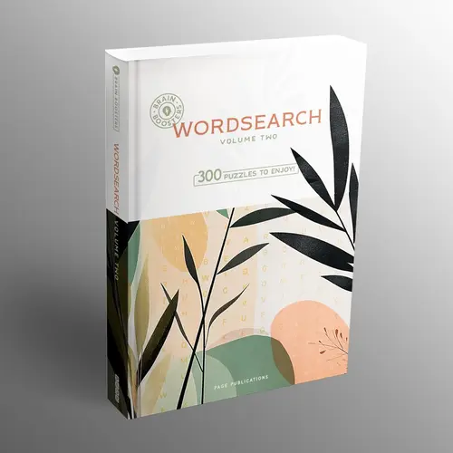 Brain Boosters Word Search Volume 2 - English Educational Puzzle Book for Word Lovers, Themed Puzzles, Brain Teasers, Mind-Tease Games, Memory Games, Focus Practice, Improves Vocabulary, Boosts Focus, Enhances Memory, On-the-Go