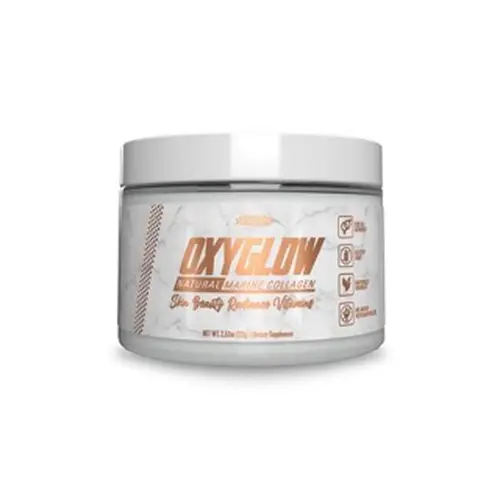 OxyGlow Marine Collagen Powder - Unflavored Glowup Supplement for Skin Care, Hair, Nails Support & Women's Selfcare Daily Wellness, Easy-Mix Formula