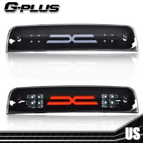 G-PLUS Third Brake Light Fit For 2009-2018 Dodge Ram 1500 LED 3rd Third Brake Tail Light Cargo Lamp Clear Upgraded Version Third Brake Light