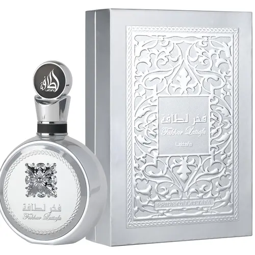 Lattafa Fakhar Platin Eau de Parfum for Men – 100ml | Spicy Woody Fragrance with Bergamot, Ginger & Sandalwood | Bold, Modern Scent | Long Lasting Arabic Perfume