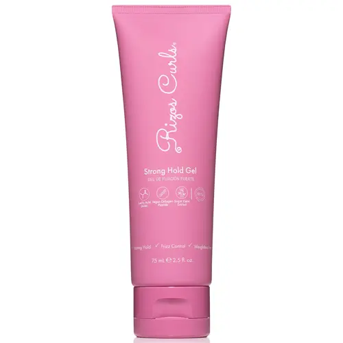 Rizos Curls Travel Size Strong Hold Gel 2.5 fl oz - for Curly, Textured, Wavy, Straight, Color, Chemically Treated Hair