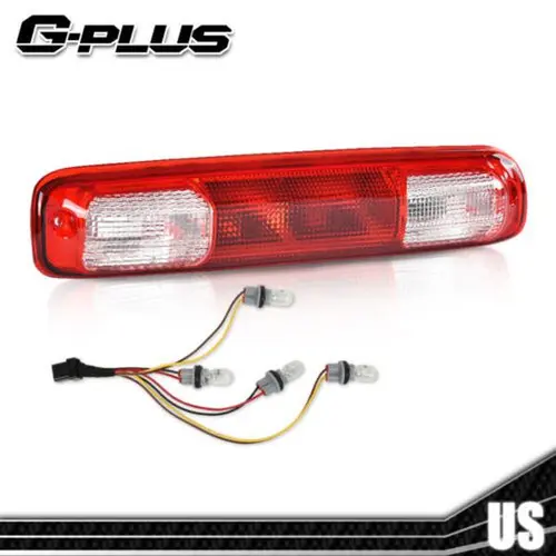 G-PLUS High Mount Third Brake Light, Automotive Car Lighting Car Accessory, Fit for 99-07 Model Chevy Silverado GMC Sierra, Red Stop Signal Light