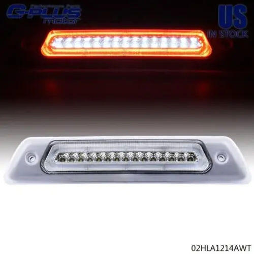 G-PLUS Third Brake Light Fit For 2009-2014 Ford F150 Rear Roof LED Third Brake Light Chrome Cargo Lamp Bar Third Brake Light