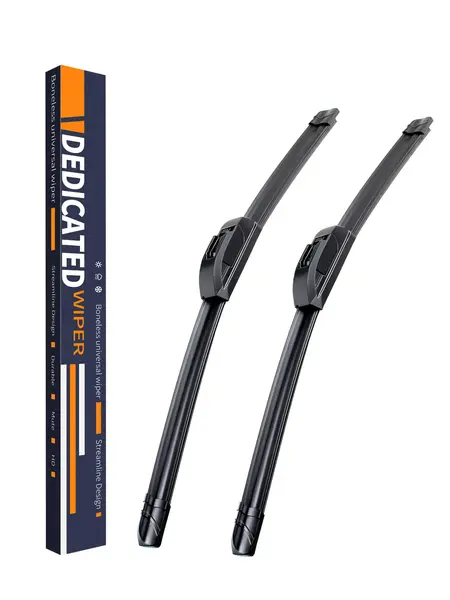 DIBMS OEM Quality 22''+22''  Premium All-Season Automotive Replacement J-Hook Silent Wiper Blades (Set of 2) cars accessories car stuff Auto Parts
